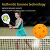 RUIFEN 4-Pack 40-Hole Pickleball Balls - Professional Grade, 2.91" Diameter,