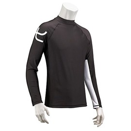 Leaf Tourer RA5114 Men's Rash Guard, Black, Large