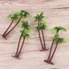HOLIDYOYO Artificial Palm Tree, 15pcs Mini Model Coconut Palm Tree