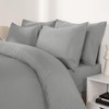Brentfords Grey Pillow Cases 2 Pack, Housewife Pillowcases Bed Pillow