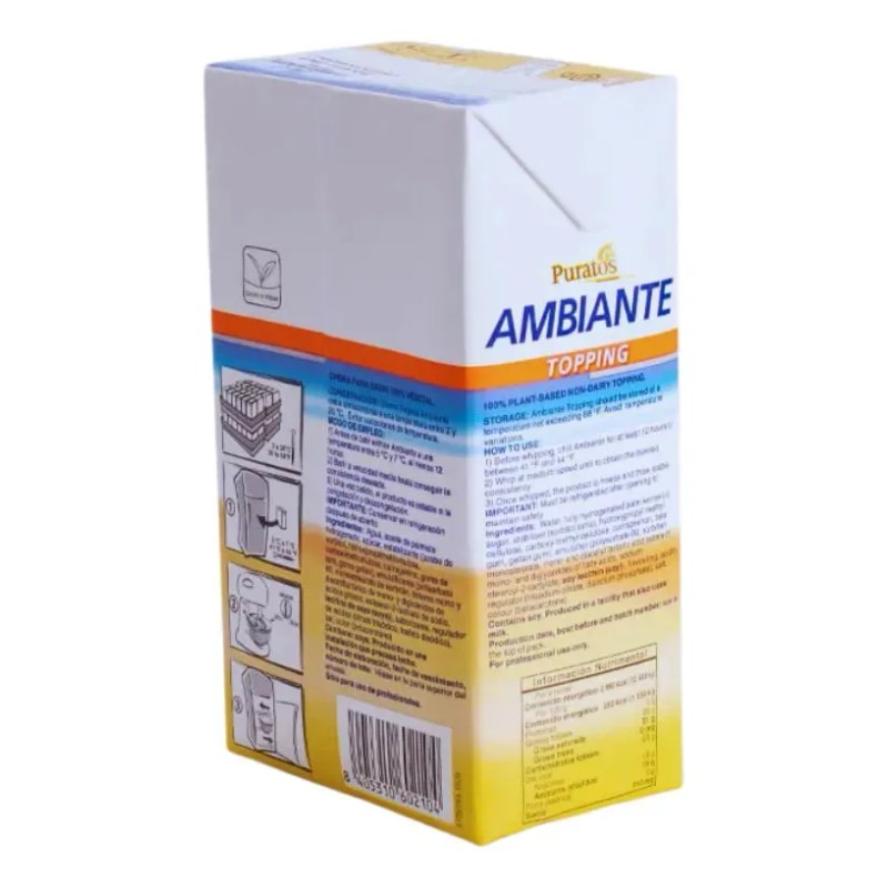 Crema para Batir Ambiante Puratos 1lt