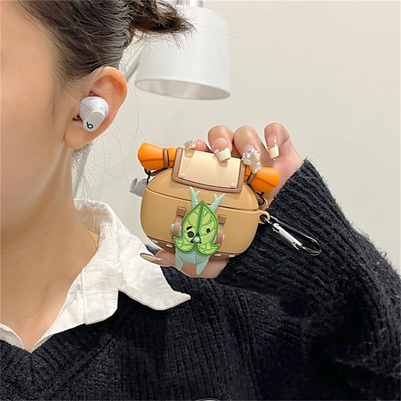 Silicone Korok Case Compatible with Sony WF-1000XM5 with Keychain, Soft