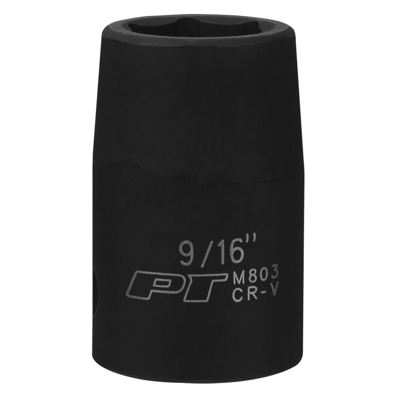 Performance Tool M803 1/2 Drive 9/16 6-Point Impact Socket for