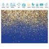 SJOLOON Blue Glitter Backdrop Royal Photo Backdrop for Birthday Party