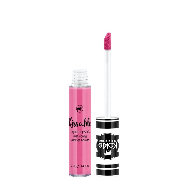Kokie Cosmetics Kissable Matte Lip Gloss, Pink Pleasure, 0.24 Fluid Ounce
