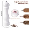 LHS Pepper Mill Grinder Salt Grinder, Arcylic Peppercorn Grinders with