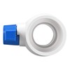 sourcing map Ball Valve, 63mm ID PVC Socket End Shut