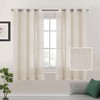Tenger Home Natural Linen Curtains, Transparent Curtains, Voile Curtains, Living