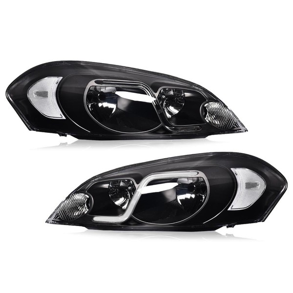 PIT66 Front LED DRL Headlights Assembly lamp Left & Right