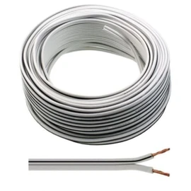 30m of Auline Speaker Cable 13 Strand for Surround Sound Hifi Car Audio System (White)