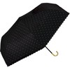 [2025] Wpc. Parasol Light Shielding Dot Flower Point Mini Black