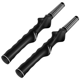 Right hand Golf Grip Trainer Golf Practice Tool 2Pcs for Women.Golf Training Aid Golf Grip Kit Golf Club Grips for Improving Correct Hand Position.(Black)