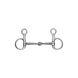 Feeling Unisex 600711 Satin Stainless Steel Snaffle Bit Multi-Colour 115 mm