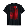 Fireman Thin Red Line American Flag Axe gift Firefighter Dad