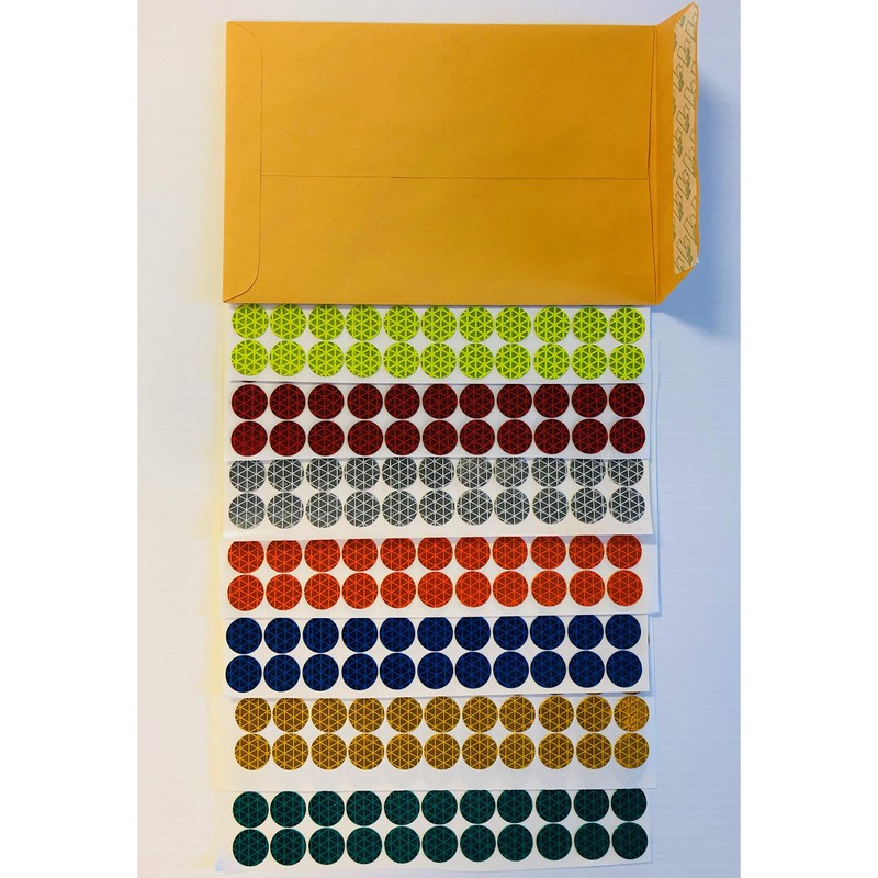 77 Oralite Reflective 3/4" V98 Dots Stickers Reflective Safety Tape