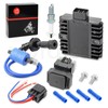 Ignition Coil Pack & Voltage Regulator Rectifier Starter Relay Spark