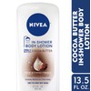 NIVEA Cocoa Butter In-Shower Body Lotion - Non-Sticky For Dry