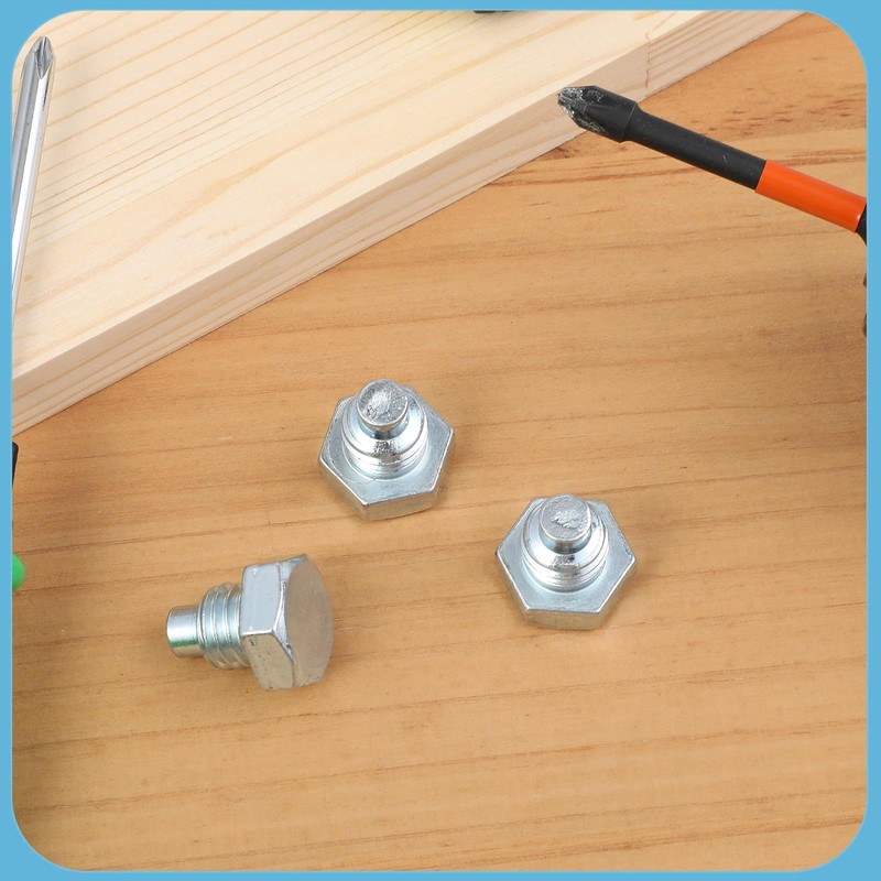 Pack of 3 Trolley Jack Handle Bolts Stainless Steel Trolley