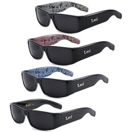 Locs 4 Pack 06 1 Black & 3 Bandana Print NB
