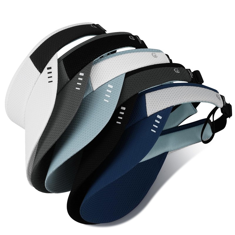 Clakllie Sun Visor Hat Lightweight Performance Visor for Running Adjustable