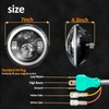 7 inch Motorcycle LED Headlight 4.5" Fog Passing Lights DOT