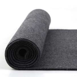 ChunCui Mens Long Thick Scarf Solid Color Soft Warm Cashmere Feel Scarves Unisex Fashion Scarf Dark Grey