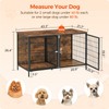 MAHANCRIS Dog Crate Furniture for 2 Dogs, 43.3" Dog Kennel