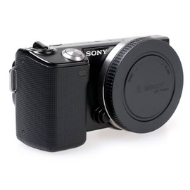 Enjoyyourcamera L – R9 Body Cap and Rear Lens Cap Cover Set for Sony Alpha/Nex E-mount