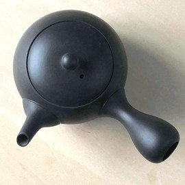 Landscape.com Tokoname Ware Small Teapot, Sera Mesh, Black Mud, 6.1 fl oz (180 cc), Made in Japan