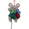 Bucilla 89288E Felt Applique Christmas Ornament Kit, Night Before Christmas,