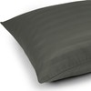 Moonlight Bedding Pillow cases 2 pack - Olive Green Stripe