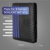 WEST® - Magic Thin Wallet with Coin Pocket, carbon, Carbon