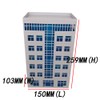 Outland Models Railroad Scenery Modern Office Building HO Scale 1:87