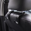 upra Car Trash Can with Lid Leakproof,Bag Hanging Storage Pockets,Adjustable