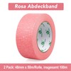 BOMEI PACK Pink Painter's Tape 50 m Premium Crepe Paper