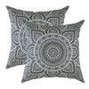 TreeWool (Pack of 2 Mandala Accent Cushion Covers in 100%