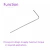 sourcing map 5 Pack 0.7mm Hex Key Wrench, L Shaped