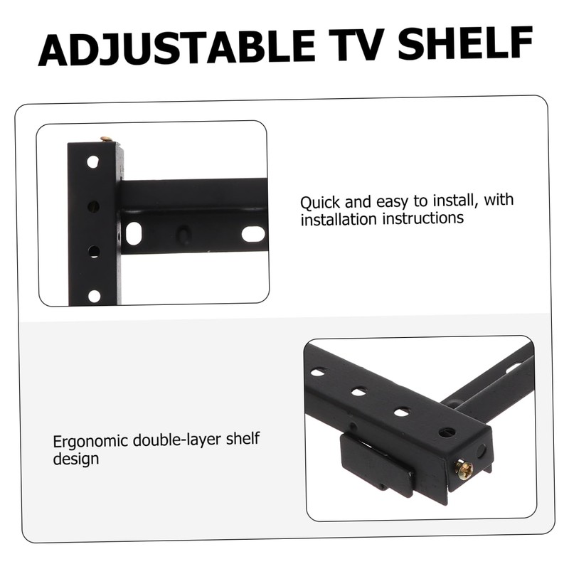 LABRIMP Fixed Tv Wall Mount Bracket Simple Installation Tv Wall