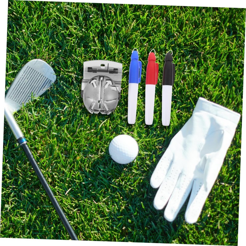 Totority Golf Ball Line Marker Tool Set 8 Pieces Reusable