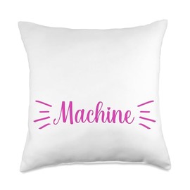 Milk Machine Funny Mom Women Breastfeeding Joke Throw Pillow