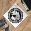 'Capybara in Circle Frame' Suction Cup Car Window Sign (CG00028577)