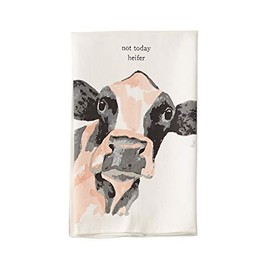Mud Pie Farm Dish Towels (Cow), 26" x 16 1/2"