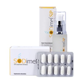 SODIMEL Pack Antioxidante 60 Capsulas Antioxidantes  Suero Facial 30 Gr  Proteccin Contra Contaminacin, Estrs Oxidativo, Rayos UV  Previene Daos...   
