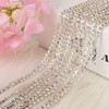 ALEXCRAFT 10 Yard Crystal Rhinestone Chain for Crafts Fringe Trim