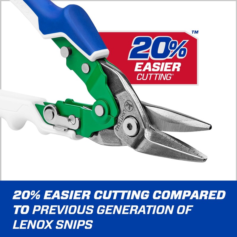 LENOX TOOLS Pliers, Right Avitation Snips, With Durable Grip (LXHT14342​)