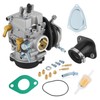JAVIK Carburetor Intake Manifold Boot For Suzuki QuadRunner 250 LT-F250
