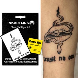 INKARTLINK Semi Permanent Tattoo, Temporary Tattoo, party tattoo, beautiful and realistic design, fun tattoo experience, cruelty-free, non-reflective, waterproof (Betrayal 2)