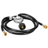GasSaf 3 Feet Y Splitter Propane Regulator with Hose, 2
