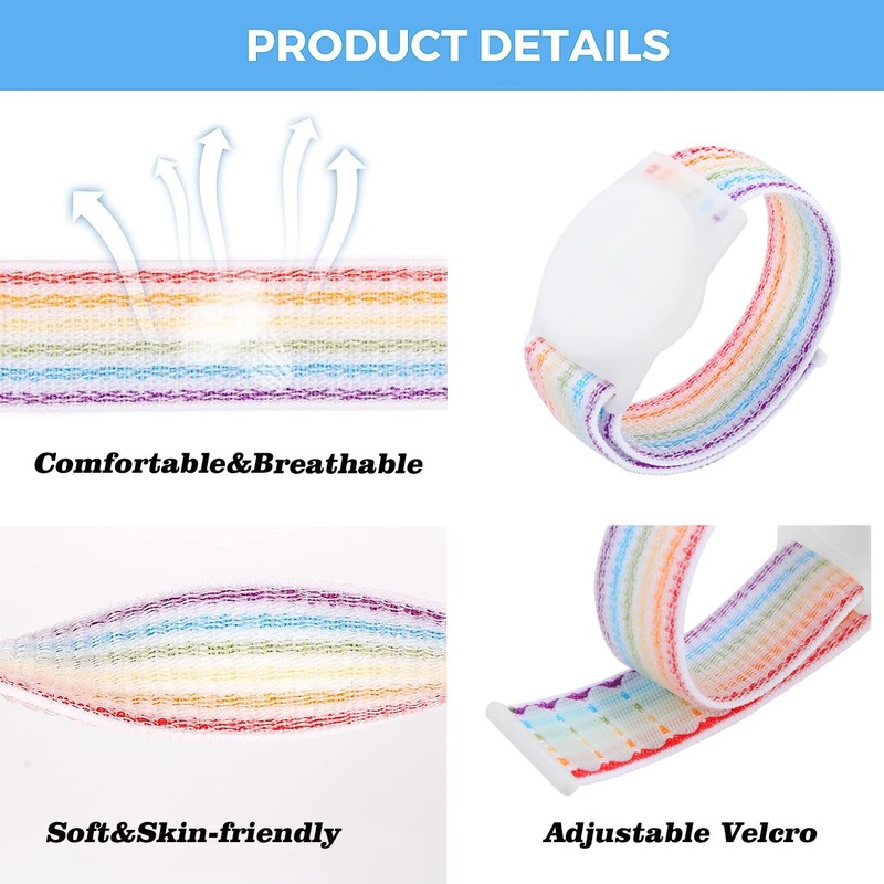 Paquete de 2 pulseras AirTag para adultos, compatible con Airtag,