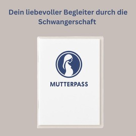 Maternity Log Cover 3-Piece Transparent - Olanmarp Protective Cover for German Maternity Log MKP Soft Film with Pockets - Practical & Beautiful for Expecting Mums - with Extra Compartment (Pack of 5)
